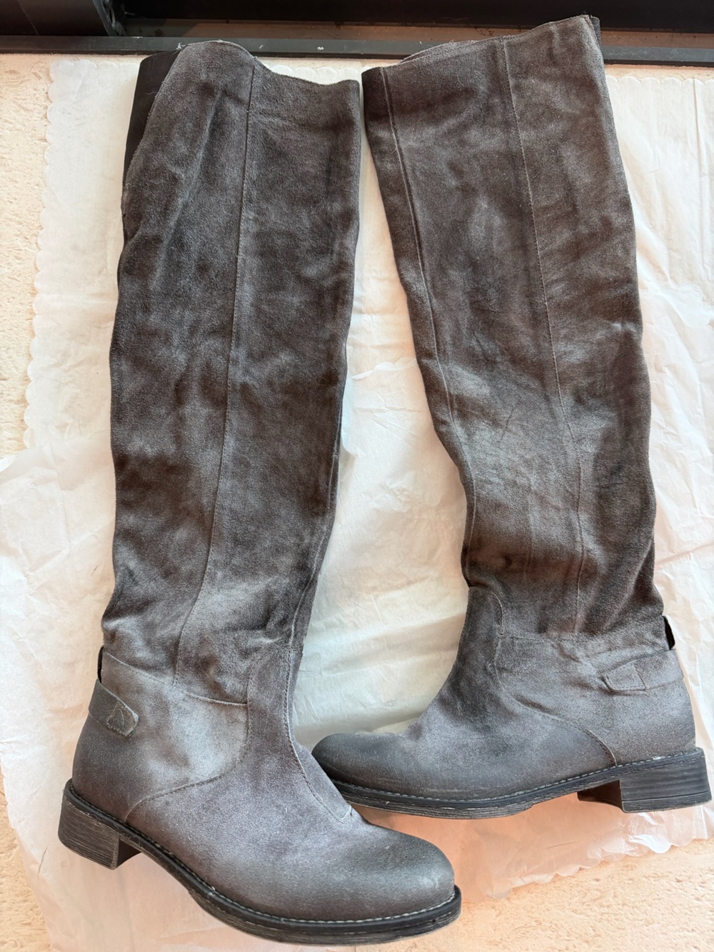 Boutique 9 Nichola Grey Knee-High Boots 8